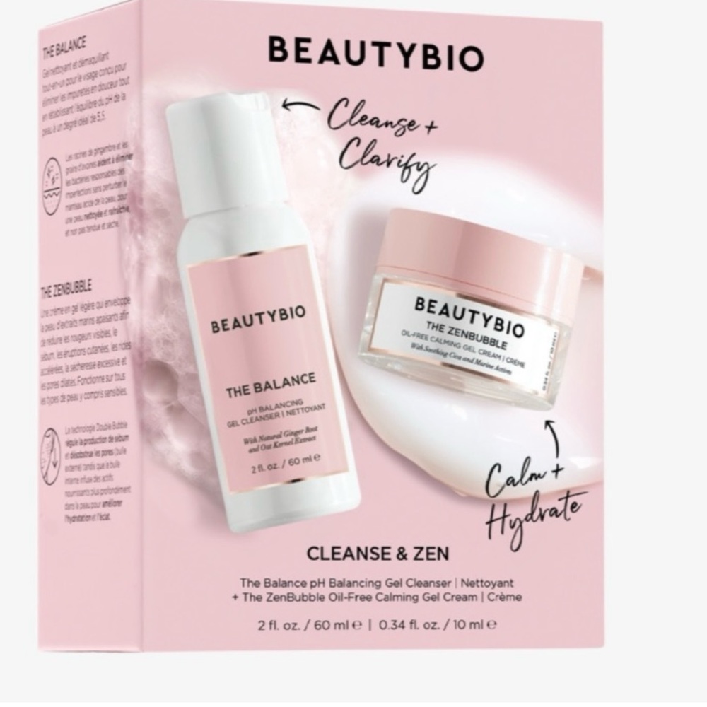 Cleanse & Zen Mini Set beauty bio ulta beauty Sephora luxury brand skincare NWT